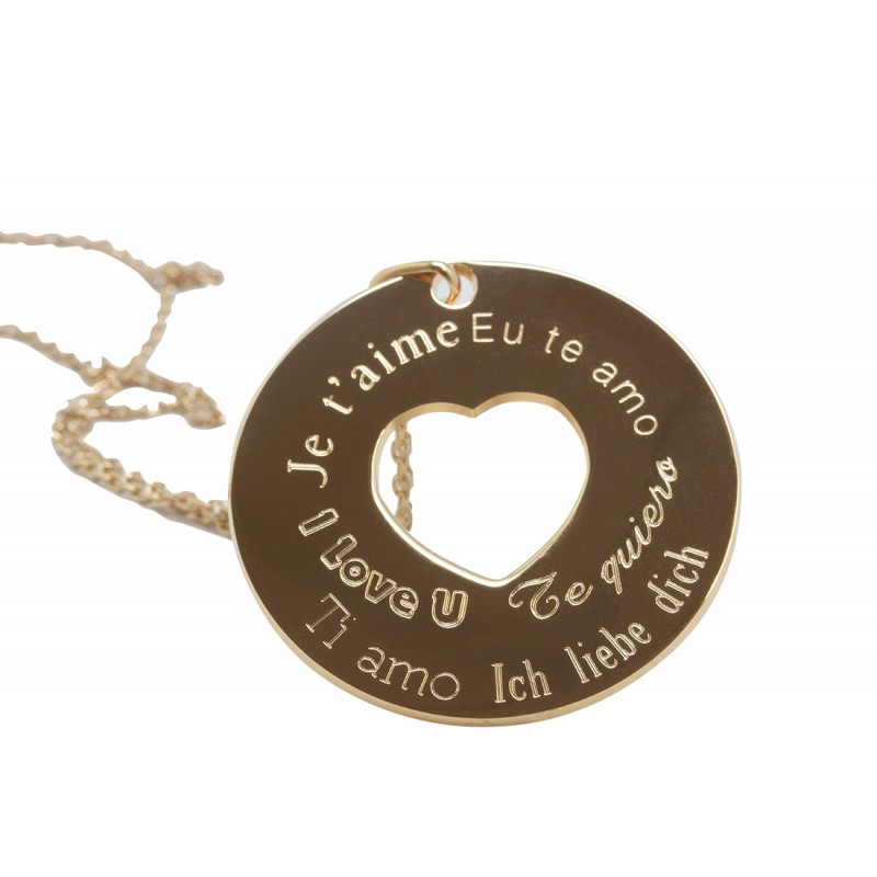 Pendentif Je t'aime Pendentif Je t'aime