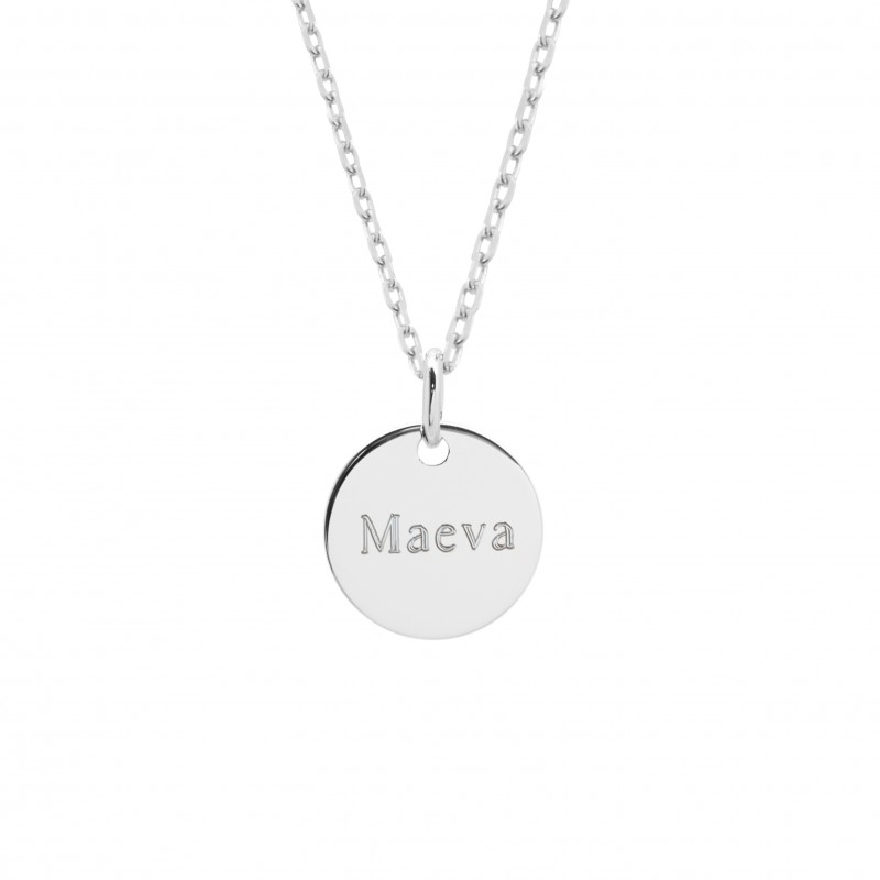Collier Kids Petite Médaille - Argent Collier Kids Petite Médaille - Argent