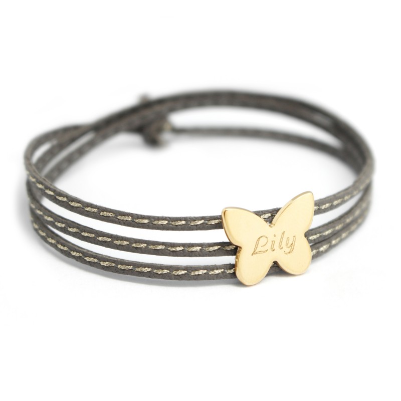 Bracelet Amazone Papillon - Plaqué or Bracelet Amazone Papillon - Plaqué or