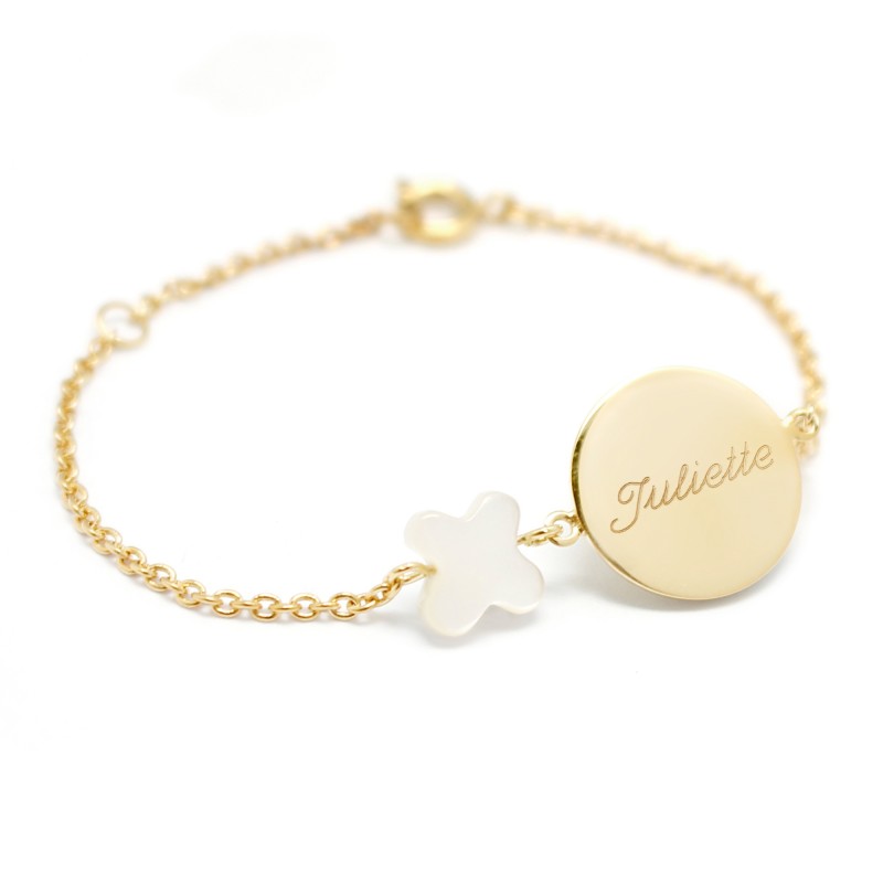 Bracelet Lovely Nacre Papillon - Plaqué or Bracelet Lovely Nacre Papillon - Plaqué or