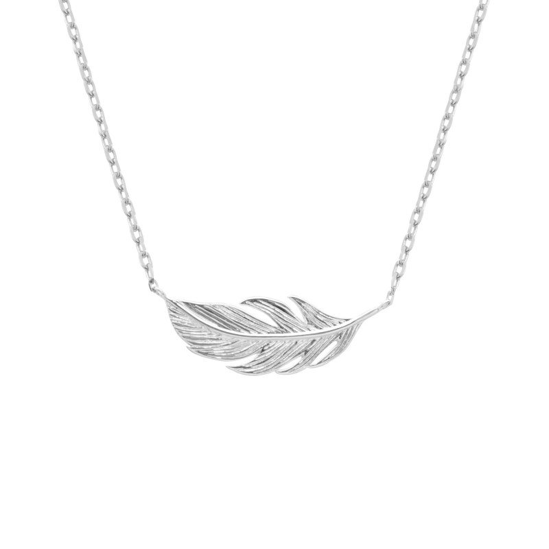 collier argent feuille collier argent feuille