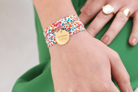 bracelet vert personnalisé