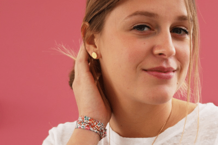 boucles d'oreilles avec lunettes